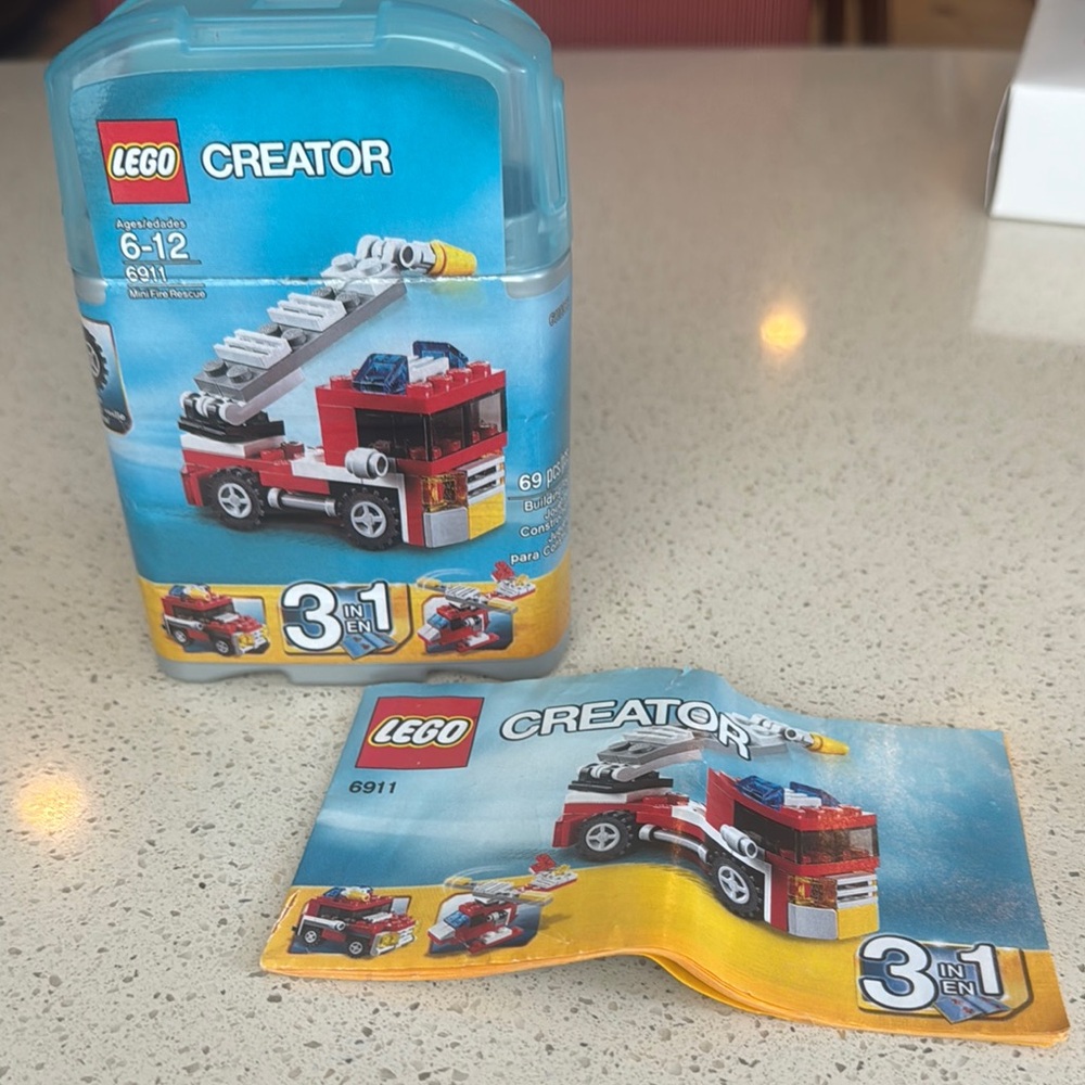 Lego Creator 6911 Mini Fire Rescue 3 in 1